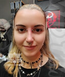 🔥 AMAZING bridge piercing transformation by our expert Judi! 💎
Located in Liverpool near Black Horse Pub, Walton - Mad Time Tattoo & Piercing delivers exceptional results! 🎯
✅ Professional piercing artists
✅ Sterile environment
✅ Premium jewelry selection
✅ Aftercare support
Book your dream piercing today! 🌟