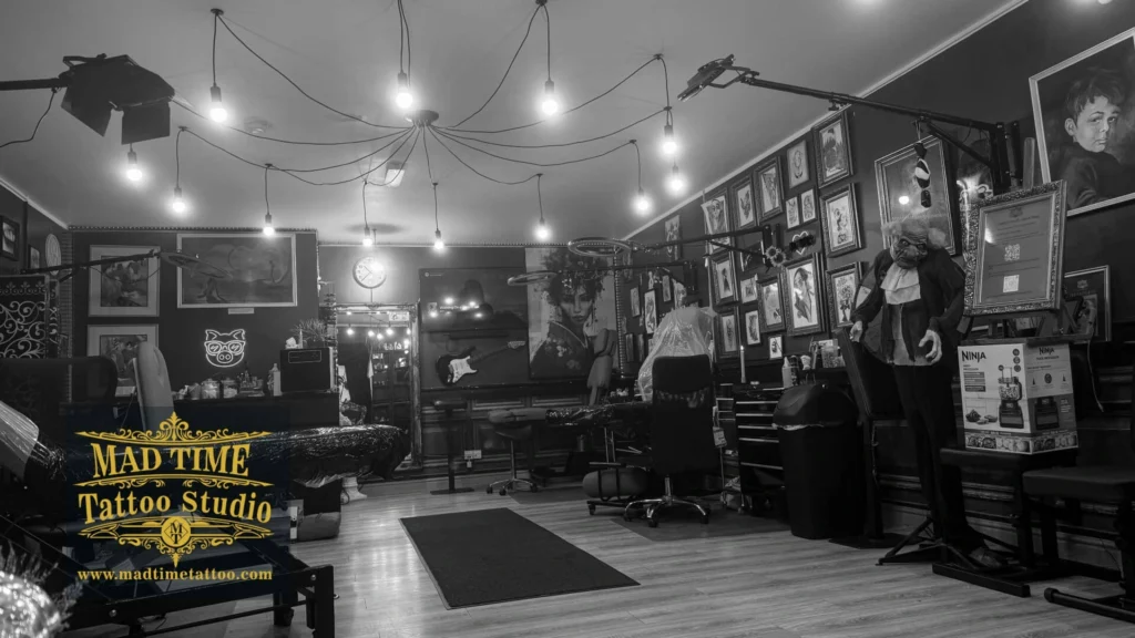 mad time tattoo liverpool studio interior