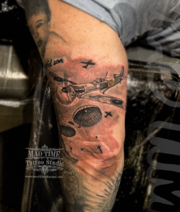 ww2 airplane tattoo